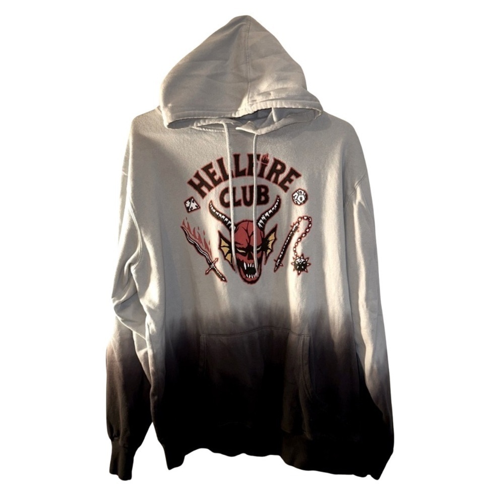 Stranger Things Hellfire Club Pullover Hoodie - Men's Size LG